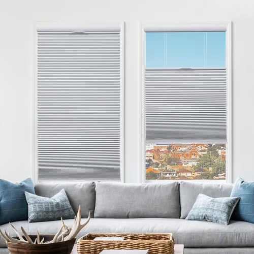 Vista 61 de Tonature Persianas Celulares de Tamaño Personalizado para Ventanas Cortinas Blackout sin Cordón Persianas Enrollables Protección UV Aislamiento