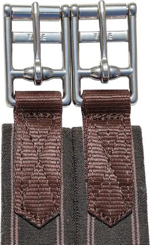 Vista 4 de T TEKE Contornos diarios en inglés para caballos: Acolchado con forro polar, elástico de doble cara resistente y hebillas de acero inoxidable