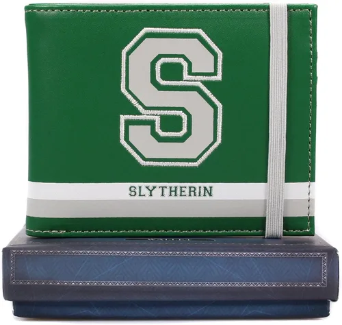Vista 5 de Cartera S de Harry Potter para portafogli de media luna Slytherin, Verde