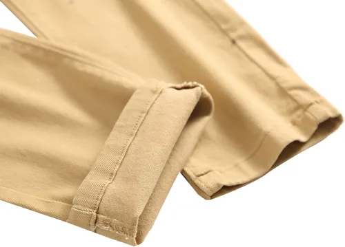 Vista 7 de QIMYUM Pantalones de mezclilla de corte ajustado para hombre