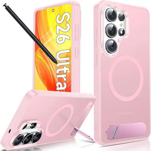 Vista 72 de LeYi Funda para iPhone 11 para MagSafe con soporte magnético, color negro