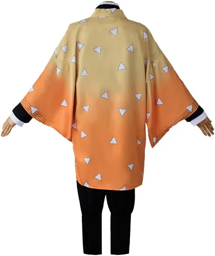 Vista 2 de Demon Slayer - Conjunto de cosplay de anime para cosplay disfraz de kimono para adultos niños y pelucas una variedad de estilos para elegir