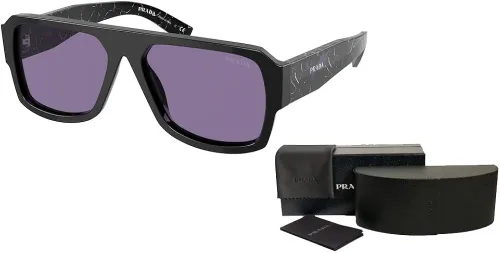 Vista 3 de Prada PR22YS CONCEPTUAL Rectangle Sunglasses For Women+ BUNDLE With Designer iWear Eyewear Kit