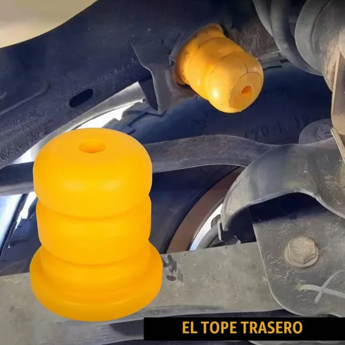 Vista 4 de Dos parachoques de brazo de control y dos parachoques de eje trasero de control reemplazan 15153958 905-208 15039397 compatible con Chevy Silverado