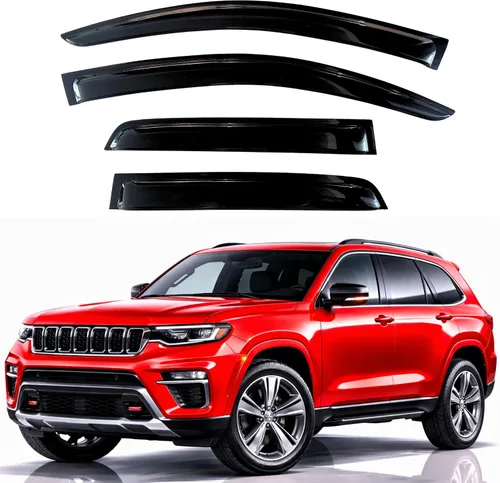 Vista 89 de KPY Moldura deflectora de viento con protección contra la lluvia compatible con Mazda CX-3 2016-2021 (CX3), 4 unidades, para ventana lateral