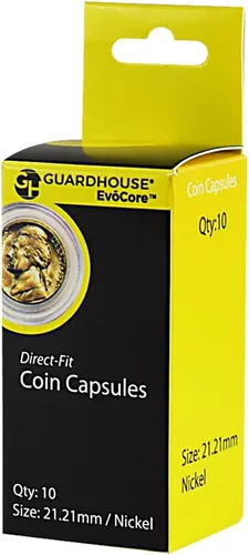 Vista 11 de Cápsulas de monedas American Gold Eagle de ajuste directo de 1 onza – Paquete al por menor de 10 1 Oz Oro