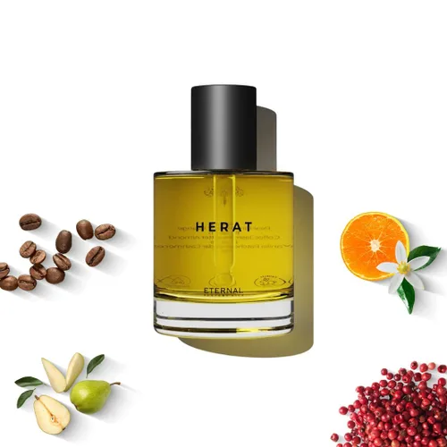Vista 4 de Herat EAU DE PARFUM Perfumes sin alcohol para mujer, perfume de larga duración para mujer, 1.69 onzas líquidas con 1.01 onzas líquidas, perfume