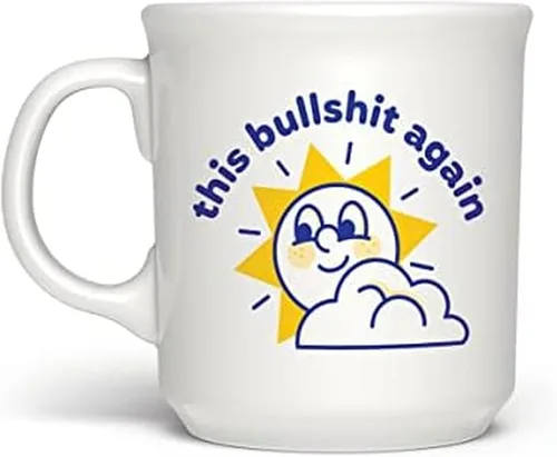 Vista 11 de Genuine Fred Taza de cerámica con texto en inglés "Say Anything", con texto en inglés "I LOVE GOSSIP", apta para lavavajillas