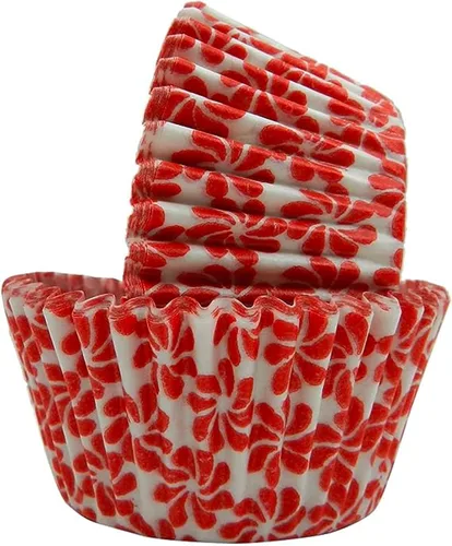 Vista 23 de Regency Wraps Vasos para hornear de grado profesional a prueba de grasa, paquete de 40 unidades, forros estándar, guingam negro, para cupcakes Negro