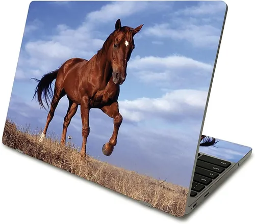 Vista 9 de MightySkins Skin compatible con Samsung Chromebook 4 (2021) de 11.6 pulgadas - Aztec Fox Funda protectora de vinilo duradera y única Fácil