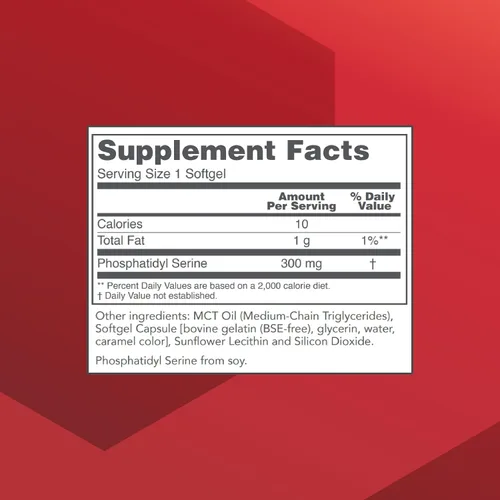 Vista 2 de PROTOCOL FOR LIFE BALANCE Fosfatidilserina 300 mg, Memoria*, 50 cápsulas