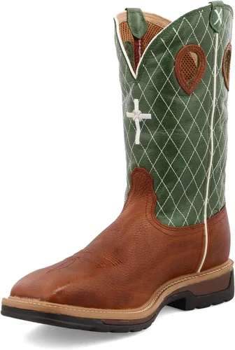 Vista 107 de Twisted X Botas Tech X para hombre de 12 pulgadas, botas occidentales casuales para hombre