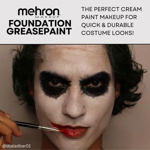 Vista 5 de Mehron Greasepaint- Base de maquillaje(1.25 onzas), Negro