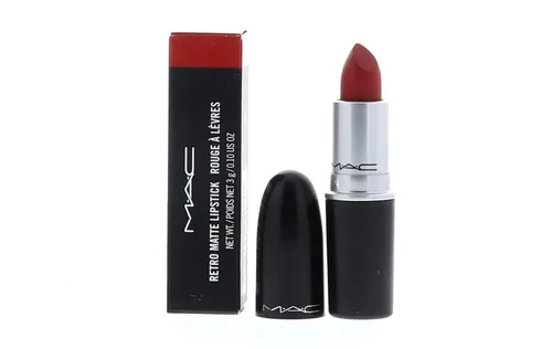 Vista 7 de MAC Lápiz labial retro mate Ruby Woo, 1 unidad, multicolor, 0.10 onzas