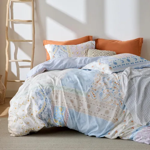 Vista 33 de Bedsure Juego de funda de edredón Twin para dormitorio, juego de funda de edredón reversible floral con cierre de cremallera, juego de ropa de cama
