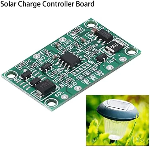 Vista 3 de Hilitand 3.2 V 3.7 V Placa de controlador solar Controlador de carga de batería de litio Control de placa de circuito solar para energía solar