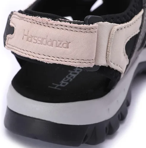 Vista 7 de Harssidanzar Sandalias de cuero para mujer, sandalias para exteriores, sandalias de senderismo, sandalias casuales para caminar, sandalias de playa