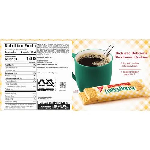 Vista 13 de Lorna Doone Shortbread Cookies, 10 Snack Packs (4 Cookies Per Pack)