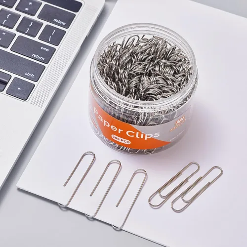 Vista 5 de NEEWAY 300pcs Large Paper Clips, Jumbo Paper Clip, 2 Inch Paperclips (Pack of 2)