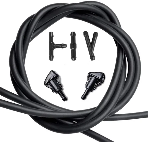 Vista 6 de OTUAYAUTO Kit de manguera para lavaparabrisas, manguera universal de líquido de lavadora de 9.8 ft (118 pulgadas) con 12 conectores, compatible