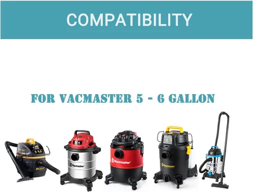 Vista 7 de 2 filtros y 10 bolsas para aspiradora vacmaster de 5 a 6 galones