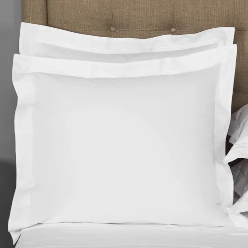Vista 75 de Crown Collection Juego de 2 fundas de almohada estándar de 20 x 26 pulgadas, hipoalergénicas de 600 hilos, 100% algodón egipcio, fundas de almohada