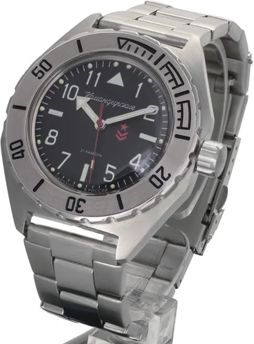 Vista 3 de Vostok Komandirskie Reloj de pulsera militar ruso automático para hombre WR 6562ft 650540