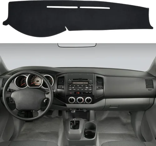 Vista 12 de SPEEDWOW Cubierta Alfombrilla para Tablero de Instrumentos Tapete Alfombra Compatible para Toyota Camry 2002-2006 Alfombrilla para Tablero Cubiertas
