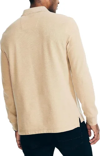 Vista 2 de Nautica Polo de manga larga de ajuste clásico para hombre