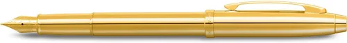 Vista 5 de Sheaffer 100 9372 Brillante PVD Gold Pen con PVD Chapado en Oro Bordes (Pluma Estilográfica)