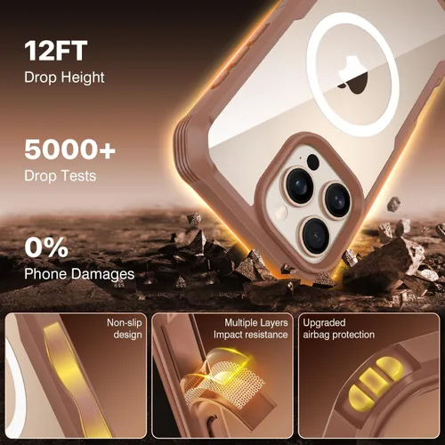 Vista 332 de CENHUFO Funda de privacidad para iPhone 11 Pro, funda de cuerpo completo con protector de pantalla de privacidad de vidrio templado 9H integrado