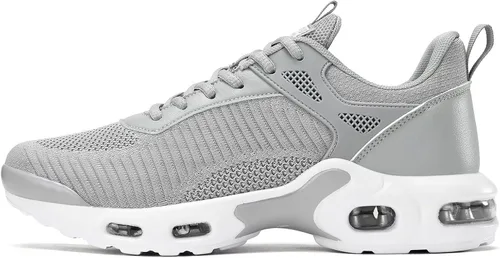 Vista 3 de Zapatillas deportivas de moda antideslizantes con cámara de aire para hombre, zapatos para correr, entrenamiento atlético, tenis y baloncesto