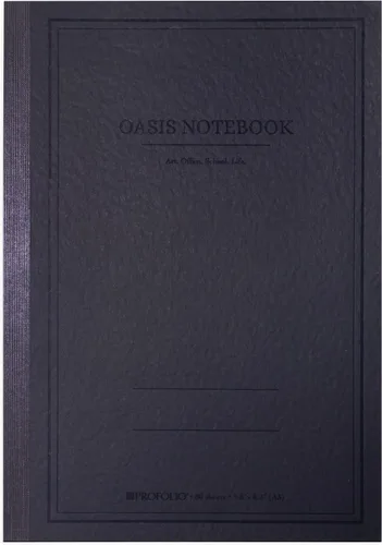 Vista 9 de Itoya ProFolio Oasis Cuaderno - Cuaderno Diario A5 Aguacate - Cuaderno Diario Rayado y Punteado para Trabajo - Diario de Arte para Artistas