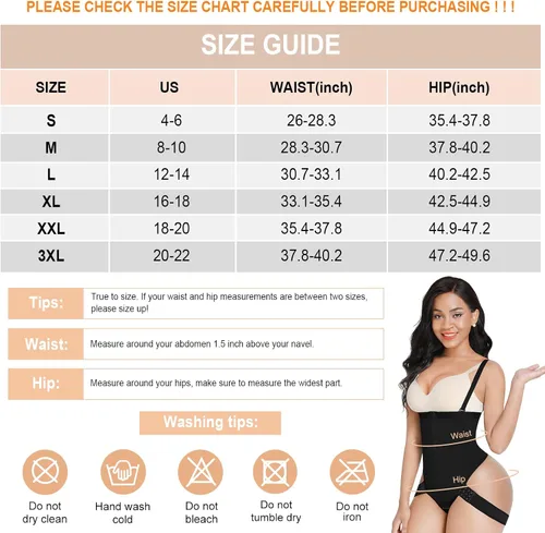Vista 6 de FeelinGirl Faja moldeadora para mujer, firme, triple control de abdomen, pantalones cortos Faja levanta glúteos, moldeador de cuerpo invisible