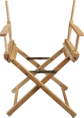 Vista 3 de Casual Home silla de director de 18 pulgadas, únicamente armazón, Madera, Natural