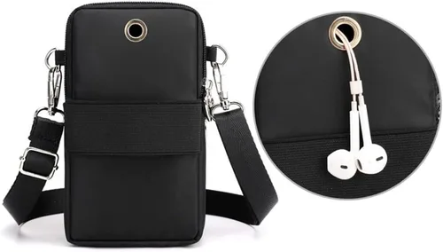 Vista 4 de Cartera para teléfono celular, bolsa cruzada para Samsung Galaxy S24 S23 Ultra S21 S22 S20 Plus Fe Note 20 A15 5G A25 A35 A05S A14 A13 A54 A71