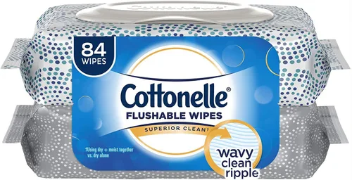 Vista 10 de Cottonelle Fresh Care Toallitas Biodegradables, Paquete de Viaje, 12 Paquetes de Viaje de 10 Paños Cada Uno (120 Unidades)