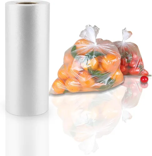 Vista 16 de Bolsas de almacenamiento de alimentos de 10 x 14 pulgadas, bolsa de plástico transparente, 500 unidades bolsa de plástico desechable para alimentos