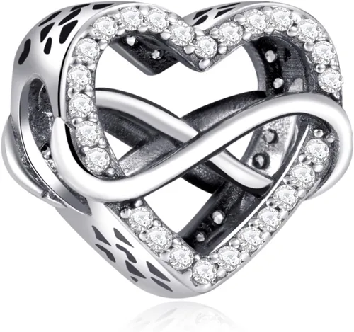 Vista 37 de Annmors S925 Sterling Silver Charms for Womens Pandora Moments Bracelets