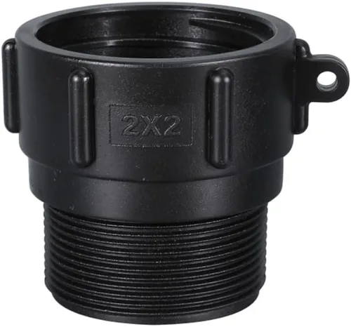 Vista 10 de Accesorios de bolsa para tanque de agua, adaptador de tanque de asas IBC Adaptador de transferencia de 2 pulgadas al conector de montaje de manguera