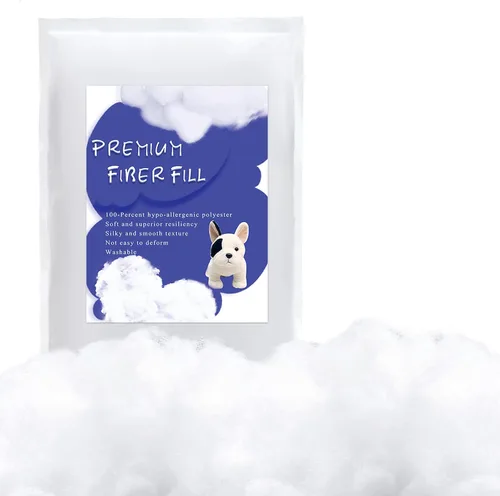 Vista 11 de BUTUZE Relleno de fibra de poliéster de 60g/2.1oz, relleno de fibra premium para manualidades, relleno de ganchillo de alta resiliencia, relleno