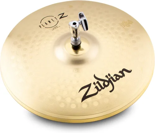 Vista 4 de Zildjian ZP4PK Planet Z - Paquete completo de platillos de 14/16/20 pulgadas Crash and Ride Included, Drum Set Starter Kit for New Players, Bright