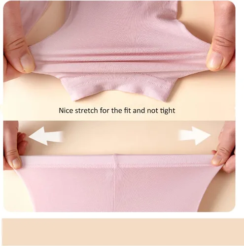Vista 6 de CHUNG Pantalones cortos de baile para niñas pequeñas y grandes, para usar debajo del vestido, falda, uniforme escolar, 4 unidades, 2-9 años