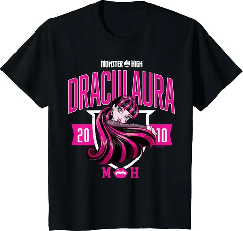 Vista 9 de Monster High -Camiseta Colegiada Draculaura Gris asfalto
