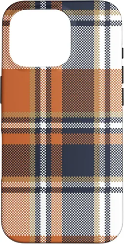 Vista 19 de Funda para iPhone 13 Pro, color azul marino, Halloween, otoño, calabazas