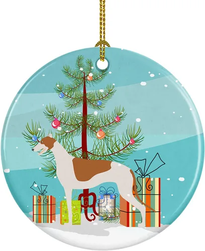 Vista 8 de Caroline's Treasures Cavalier King Charles Spaniel - Adorno de cerámica para árbol de Navidad, decoración colgante para el hogar, Navidad, fiestas