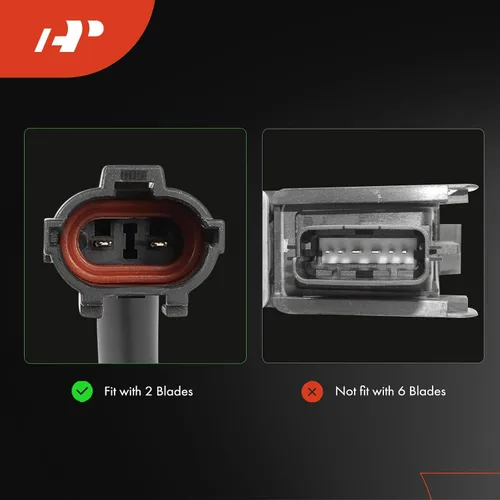 Vista 3 de Motor de elevación de ventana eléctrica A-Premium (con conector de 2 pines) Compatible con Hyundai Elantra Coupe 2013, Elantra 2011-2016, Sonata