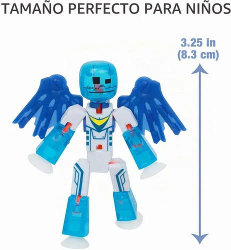 Vista 3 de Zing StikBot Zingtannica Paquete de acción - Figuras de acción coleccionables y accesorios, incluye 1 Stikbot, 1 set de accesorios, animación