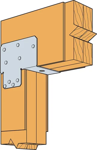 Vista 7 de Simpson Strong-Tie EPC6Z EPCZ ZMAX - Tapa de poste galvanizado para 6X (paquete de 10)