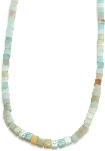 Vista 10 de Piedra natural de 0.15 x 0.176 pulgadas (0.157 x 0.157 in), cuentas sueltas de turquesa africana, energía curativa de cristal para hacer joyas